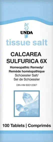 Calcarea sulfurica 6x 100 Tablets - Five Natural