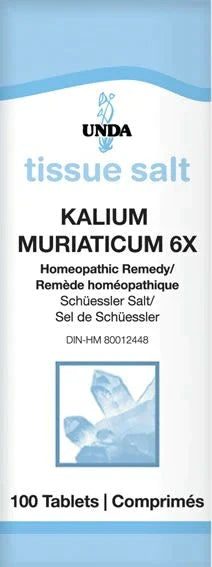 Kalium muriaticum 6x 100 Tablets - Five Natural