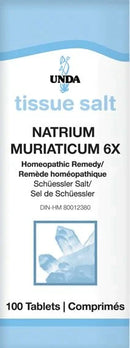 Natrium muriaticum 6x 100 Tablets - Five Natural