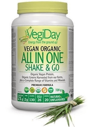 VegiDay All In One Nutritional Shake - Unflavoured 720g - Five Natural