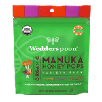 Wedderspoon Organic Manuka Honey Pops Variety Pack 120g - Five Natural