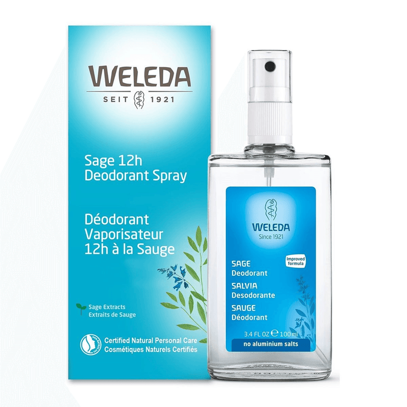 Weleda Sage 12H Deodorant Spray 100ml - Five Natural
