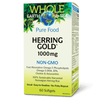 Whole Earth & Sea Herring Gold 1000 mg 60 Softgels - Five Natural