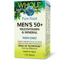 Whole Earth & Sea Men’s 50+ Multivitamin & Mineral 120 Tablets - Five Natural