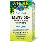 Whole Earth & Sea Men’s 50+ Multivitamin & Mineral 120 Tablets - Five Natural