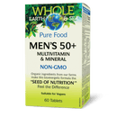 Whole Earth & Sea Men’s 50+ Multivitamin & Mineral 60 Tablets - Five Natural