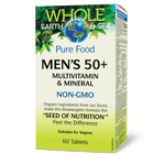 Whole Earth & Sea Men’s 50+ Multivitamin & Mineral 60 Tablets - Five Natural