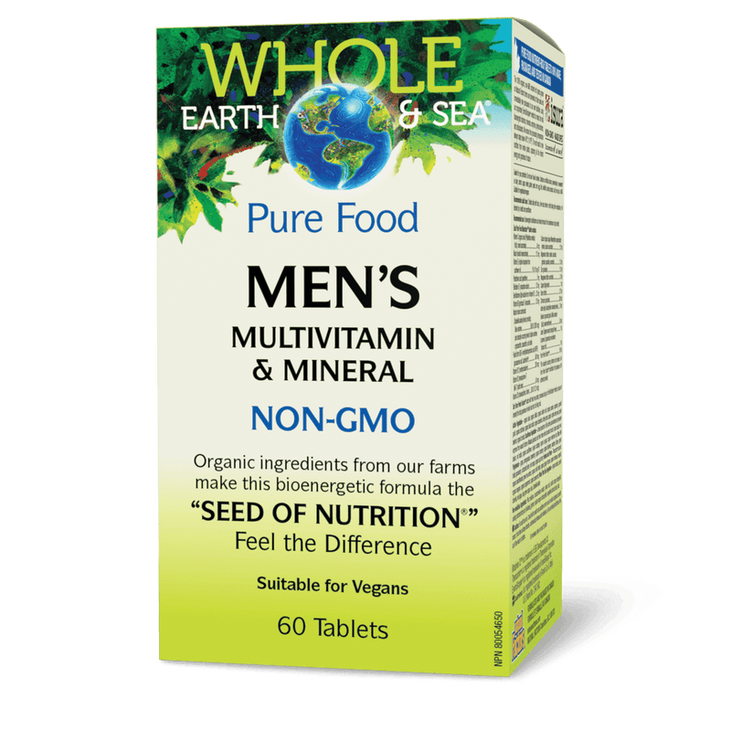 Whole Earth & Sea Men’s Multivitamin & Mineral 60 Tablets - Five Natural