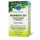 Whole Earth & Sea Women’s 50+ Multivitamin & Mineral 60 Tablets - Five Natural