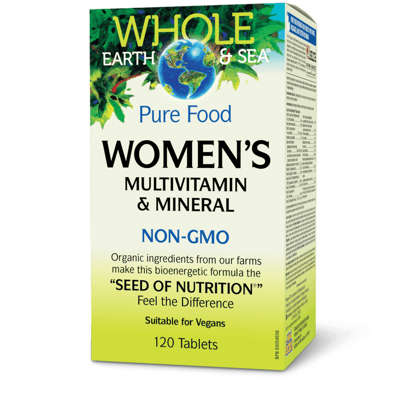 Whole Earth & Sea Women’s Multivitamin & Mineral 120 Tablets - Five Natural