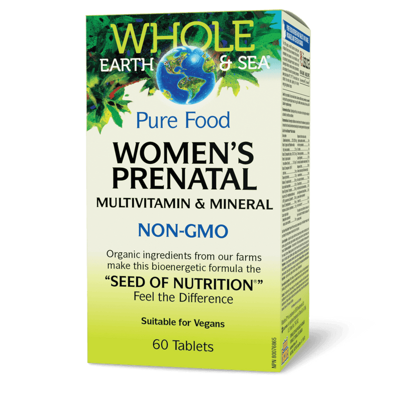 Whole Earth & Sea Women’s Prenatal Multivitamin & Mineral 60 Tablets - Five Natural